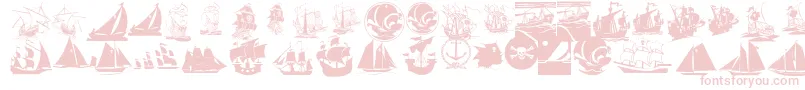 ArmadaPirata-fontti – vaaleanpunaiset fontit