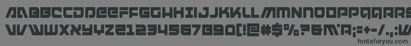 armedlightningcond Font – Black Fonts on Gray Background