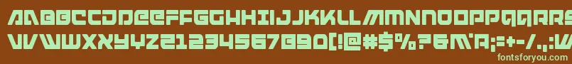 More about armedlightningcond Font armedlightningcond Font – Green Fonts on Brown Background