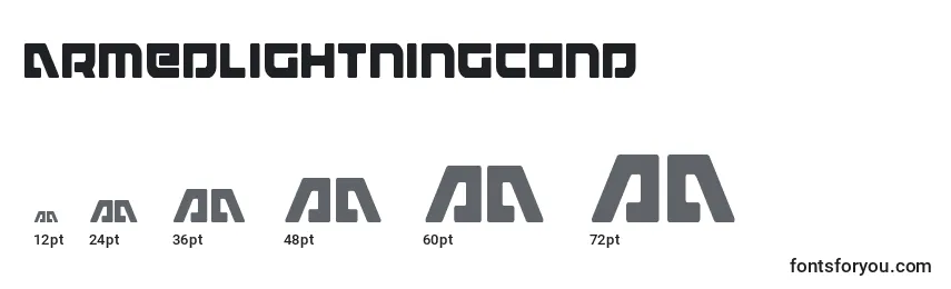 Armedlightningcond (119965) Font Sizes