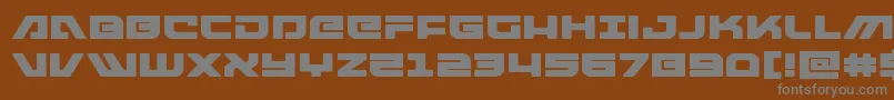 Шрифт armedlightningexpand – серые шрифты на коричневом фоне