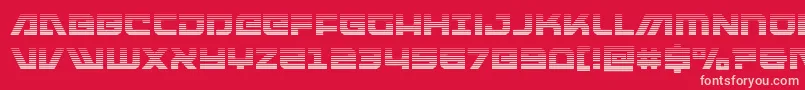 armedlightninggrad Font – Pink Fonts on Red Background