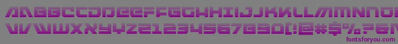 armedlightninggrad Font – Purple Fonts on Gray Background