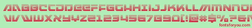 armedlightninggrad Font – Red Fonts on Green Background