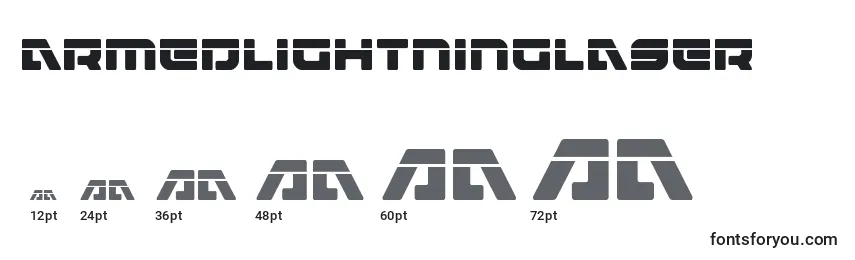 Armedlightninglaser (119974) Font Sizes