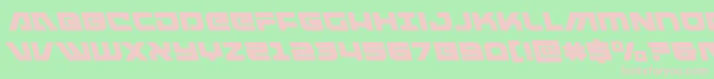 armedlightningleft Font – Pink Fonts on Green Background