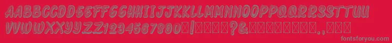 Шрифт ArmonelaBlack – серые шрифты на красном фоне