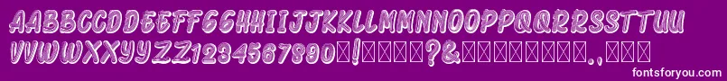 ArmonelaBlack Font – White Fonts on Purple Background