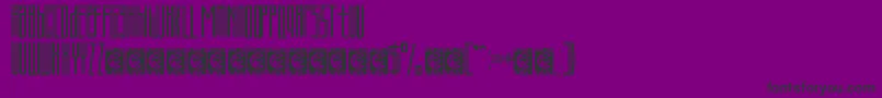 ARMOR FreeVersion Font – Black Fonts on Purple Background