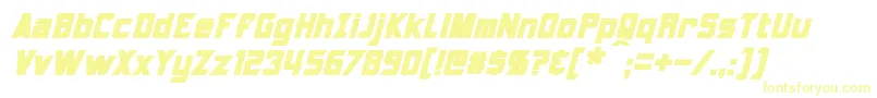 Police Armorhide Bold Italic – polices jaunes