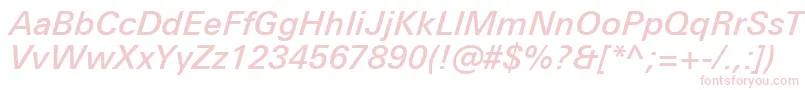UniversNextProMediumItalic Font – Pink Fonts