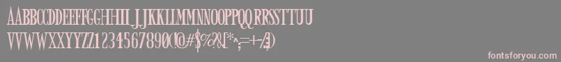 ARMYD   -Schriftart – Rosa Schriften auf grauem Hintergrund