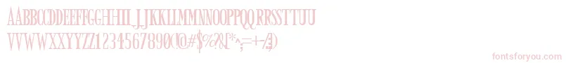 ARMYD    Font – Pink Fonts on White Background