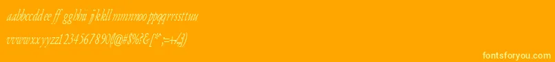 ARMYDI   Font – Yellow Fonts on Orange Background