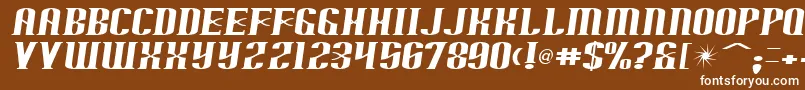 arnprior Font – White Fonts on Brown Background