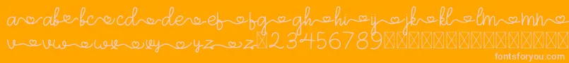 More about ArohA Demo Font ArohA Demo Font – Pink Fonts on Orange Background