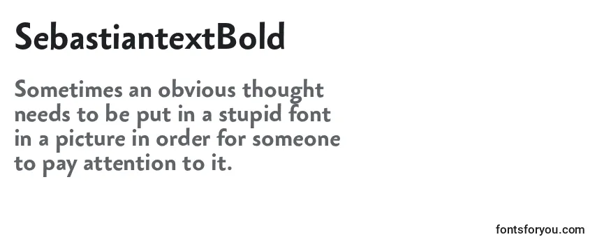 SebastiantextBold Font