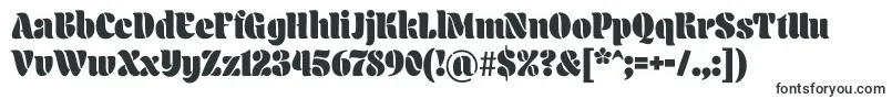 Aromatron Regular-fontti – Alkavat A:lla olevat fontit