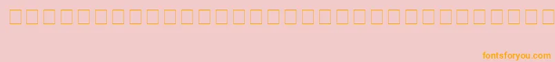 Arrows Font – Orange Fonts on Pink Background