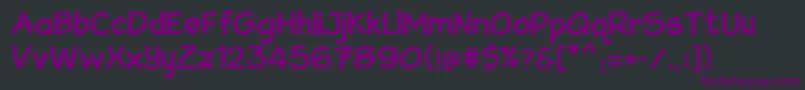 Artescratch Font – Purple Fonts on Black Background