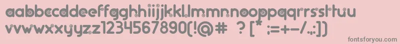 artifice rs Regular-Schriftart – Graue Schriften auf rosa Hintergrund