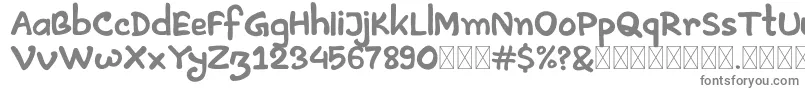 Artless Demo Font – Gray Fonts on White Background