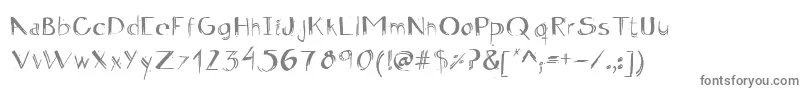 Шрифт ARTMAR – серые шрифты на белом фоне