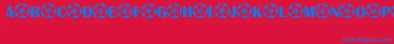 Lisätietoja KickOff-fontista KickOff-fontti – siniset fontit punaisella taustalla