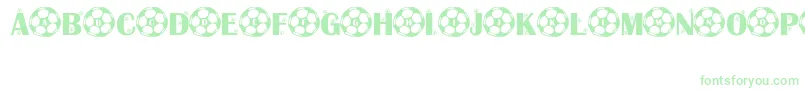 KickOff Font – Green Fonts on White Background