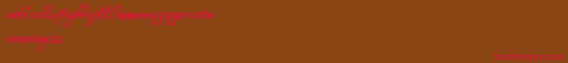As I Lay Dying Font – Red Fonts on Brown Background