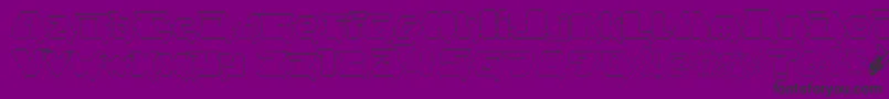 Шрифт asciid fontvir us – чёрные шрифты на фиолетовом фоне