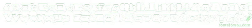 asciid fontvir us-Schriftart – Grüne Schriften