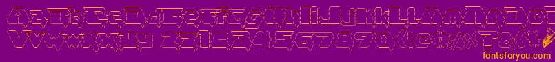 asciid fontvir us Font – Orange Fonts on Purple Background