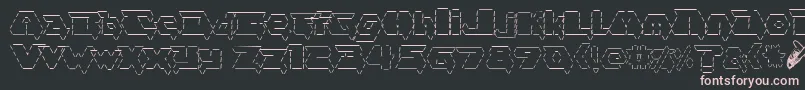 fuente asciid fontvir us – Fuentes Rosadas Sobre Fondo Negro