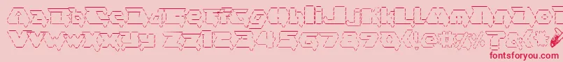 asciid fontvir us Font – Red Fonts on Pink Background