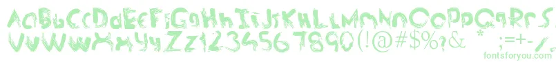 asdf Font – Green Fonts