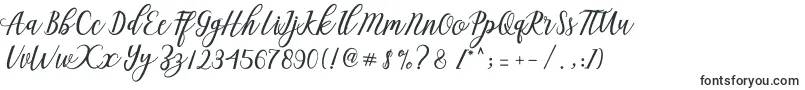 Шрифт Aseline Script – каллиграфические шрифты