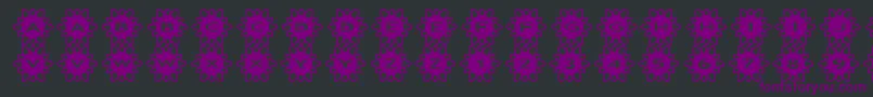 asflowers2 Font – Purple Fonts on Black Background