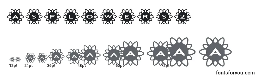 Asflowers2 Font Sizes