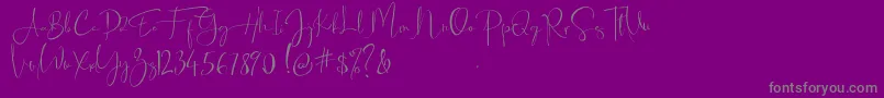 Asgard   Regular dafont Font – Gray Fonts on Purple Background