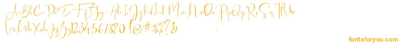 Asgard   Regular dafont Font – Orange Fonts on White Background