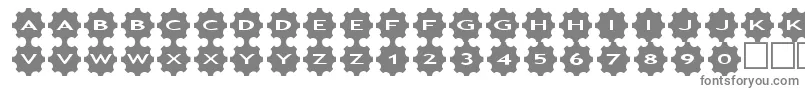 Шрифт asgears3 – серые шрифты на белом фоне