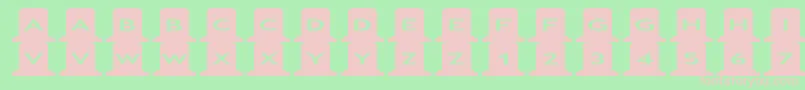 asgravestones Font – Pink Fonts on Green Background