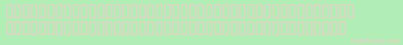 McsHand Font – Pink Fonts on Green Background