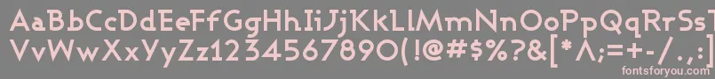 ASHBB    Font – Pink Fonts on Gray Background