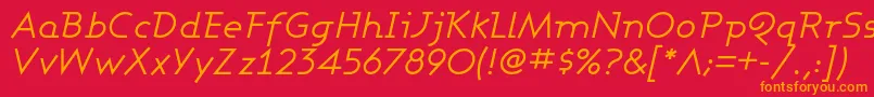 ASHBBI   Font – Orange Fonts on Red Background