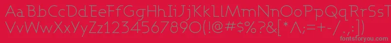ASHBL    Font – Gray Fonts on Red Background