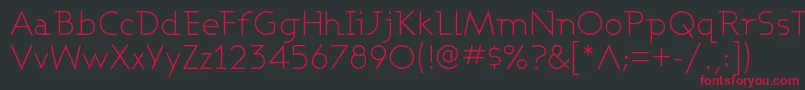 ASHBL    Font – Red Fonts on Black Background