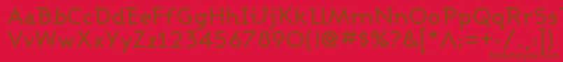 Подробнее о шрифте ASHBM Шрифт ASHBM – коричневые шрифты на красном фоне