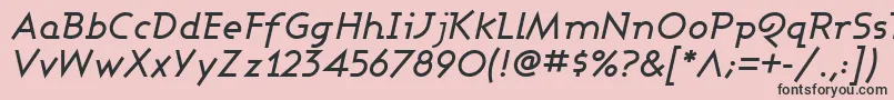 ASHBMI   Font – Black Fonts on Pink Background